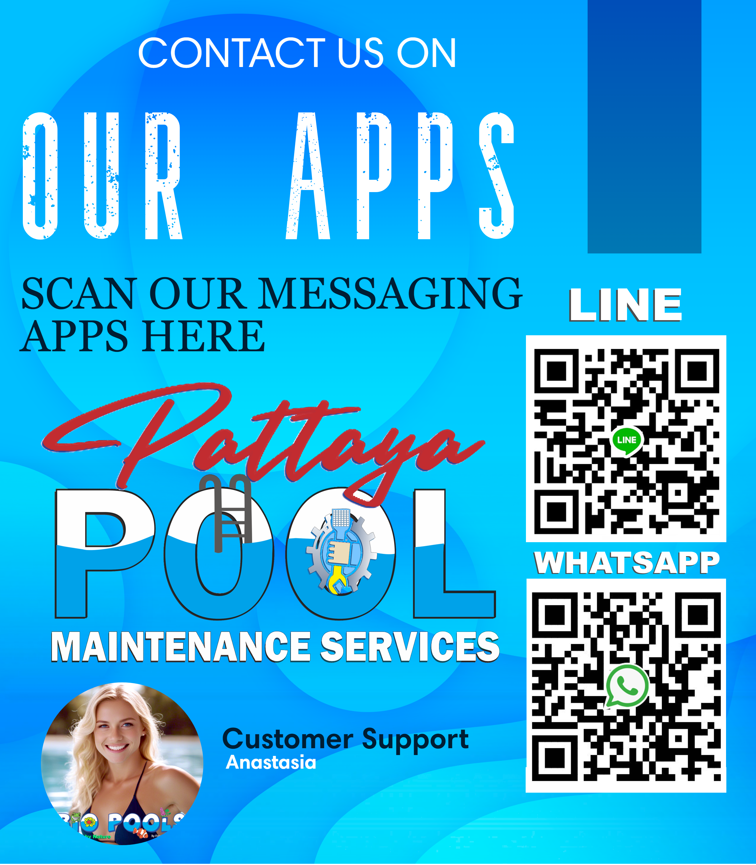 Messaging apps QR Codes